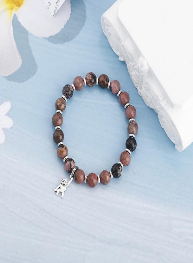 Fullrainbow Monkey Bracelet for Women - Monkey Lover Gifts (Brown) - Image 3