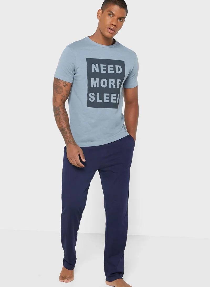 BURTON Slogan Pyjama Set