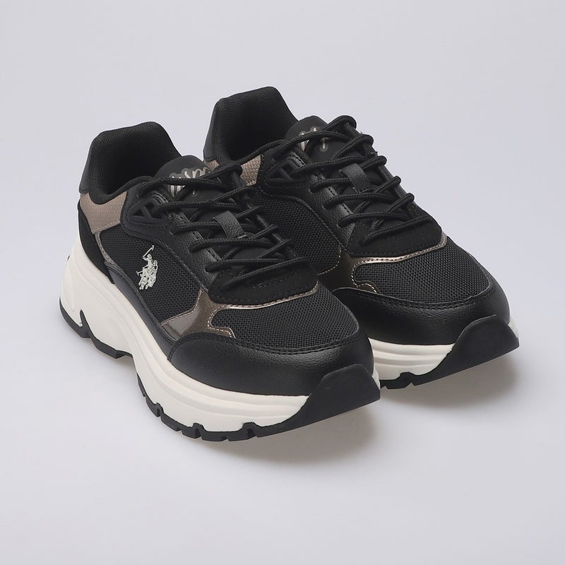 U.S. Polo Assn. 4s Vıavaı 4pr Women's Sneakers Black - Image 2