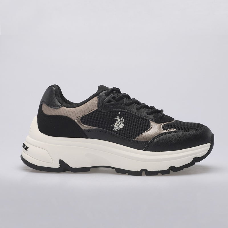 U.S. Polo Assn. 4s Vıavaı 4pr Women's Sneakers Black - Image 1