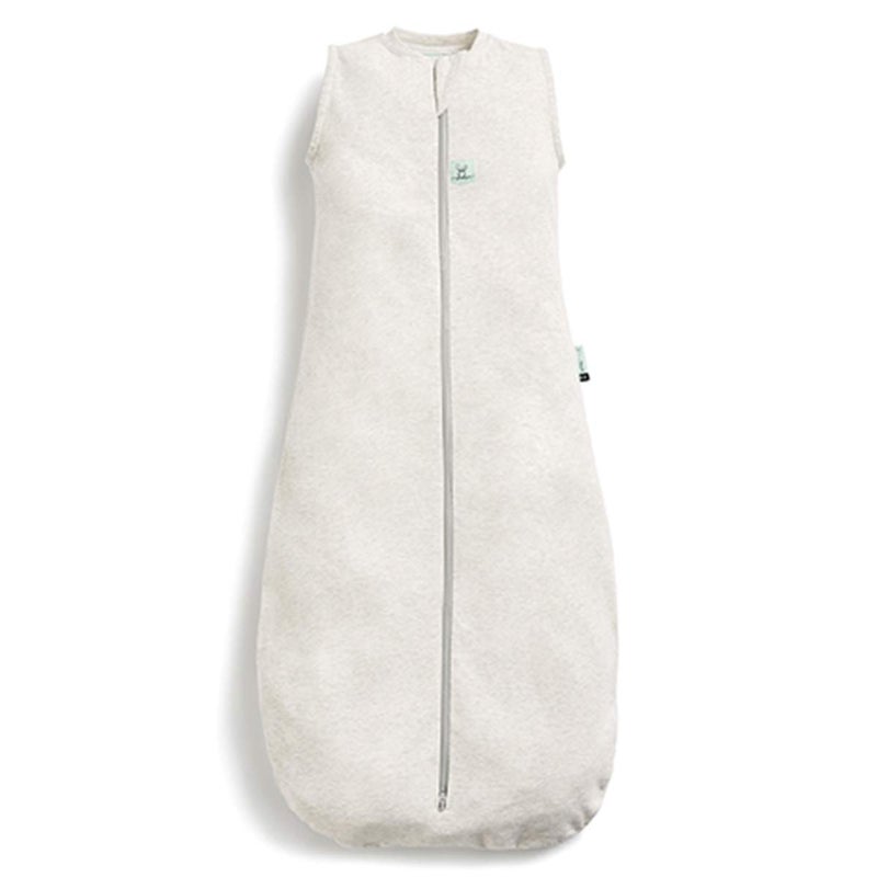 ergoPouch Jersey Sleeping Bag 0.2 TOG - Arms-Out Baby Sleep Sack, Ideal Transition from Swaddling, Slim Fit Keeps Baby Secure & Comfortable, Soft Breathable Fabric (8-24 Months, Grey Marle) - Image 1