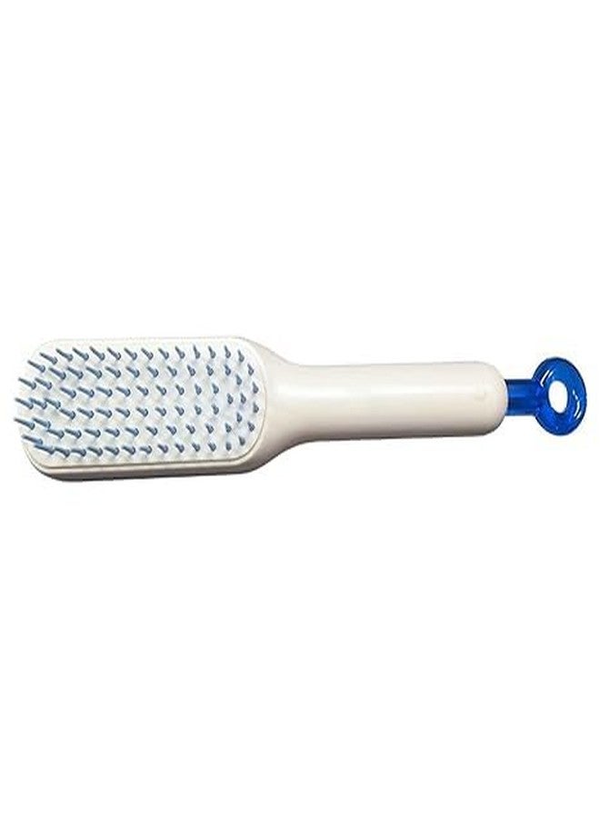 WISHBONE TELESCOPIC COMB Self Cleaning Hair Brush Hairbrushes for Women Easy Clean Hair Brush, Massage Comb with Retractable Bristles One-pull Clean Anti Static Hair Brush Hair Styling Tools - Image 5