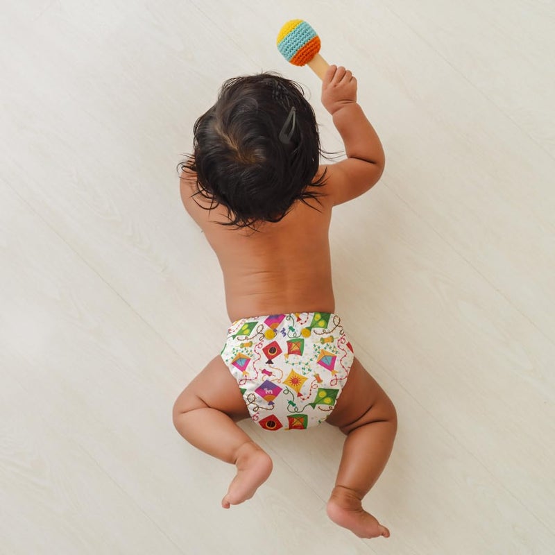 SuperBottoms Swimming Diapers for Babies & Toddlers - Reusable & Adjustable Swim Diapers - Washable Cloth Diapers - Skin Friendly Fabric - Easy to Clean - Fits 3M - 3Y - Image 2