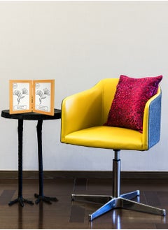 LOWHA Tabletop Double Picture Photo Frame Folding Hinged with MDF Back and Acrylic Front Protection  - Image 2
