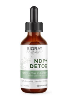 BIORAY Clinical NDF Plus - 1 fl oz - Naturally Removes Toxins from The Body - Non-GMO, Vegetarian, Gluten Free 