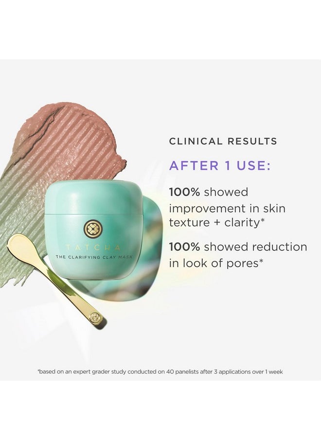 TATCHA - The Clarifying Clay Mask Exfoliating Pore Treatment Creates A Warming Sensation To Open & Purify Pores 50 Ml 1.7 Oz - Image 1