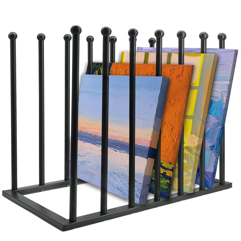 DBYANAN Art Storage Rack, Art Drying Rack, Art Canvas Organizer, Paint Display Rack Metal Easel Display Stands for Canvas Boards, Panels, Prints, Frames, Artworks, Gallery - Image 1