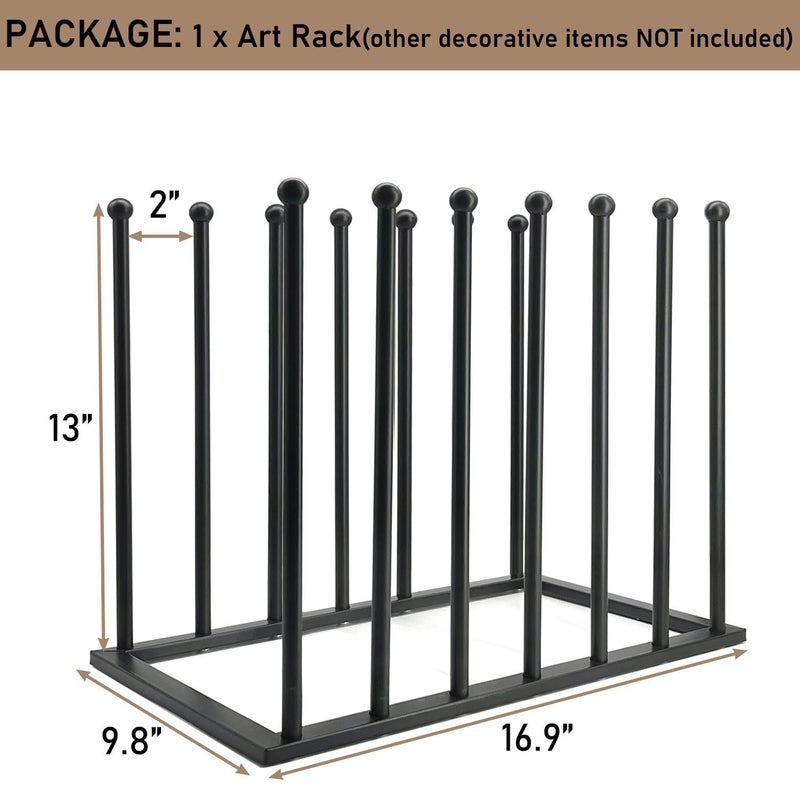 DBYANAN Art Storage Rack, Art Drying Rack, Art Canvas Organizer, Paint Display Rack Metal Easel Display Stands for Canvas Boards, Panels, Prints, Frames, Artworks, Gallery - Image 3