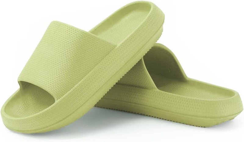 Unisex Super Comfortable Non-slip Quick-drying Slippers Indoor and Outdoor Bathroom Pool Home Party Green - Image 4