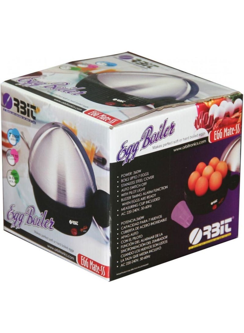 ORBIT 7-Piece Electric Egg 360.0 W EGG MATE-SS Black - Image 2