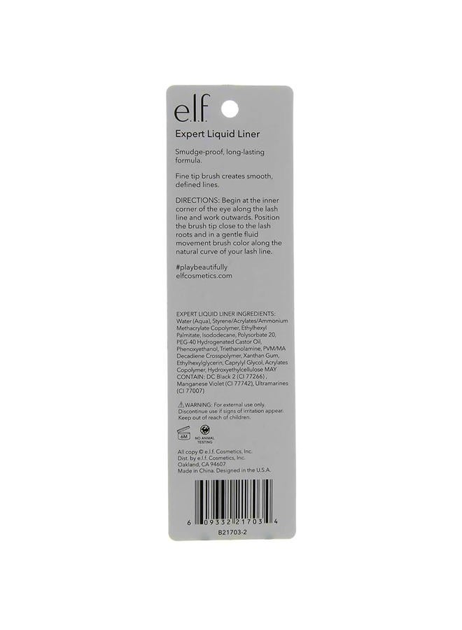 elf Liquid Eyeliner, High-pigment Liquid Eyeliner With Extra-Fine Brush Tip, Easy Glide Smudge-proof Formula, Midnight - Image 5