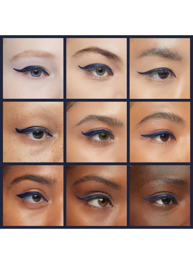 elf Liquid Eyeliner, High-pigment Liquid Eyeliner With Extra-Fine Brush Tip, Easy Glide Smudge-proof Formula, Midnight - Image 4