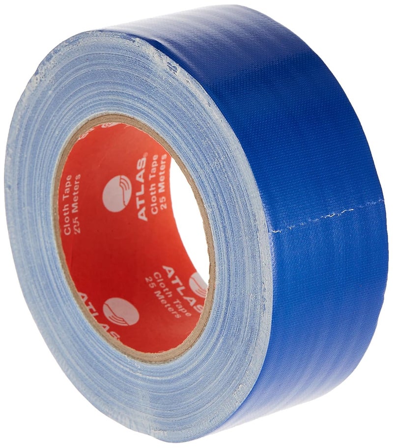 ATLAS شريط قماش أطلس 2" × 25م - أزرق - Image 1