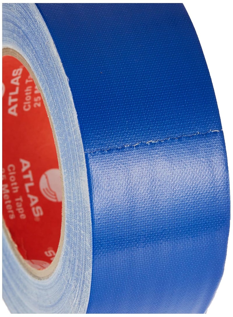 ATLAS شريط قماش أطلس 2" × 25م - أزرق - Image 3