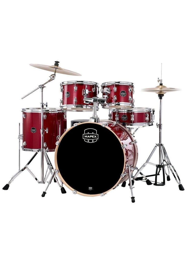 Mapex Venus 5 pc Rock Drum Set Crimson Red Sparkle