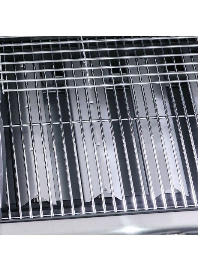 DANUBE HOME Inferno Four Burner Gas Grill With Sink And Trolley, Outdoor Bbq Station, Stainless Steel Barbecue Grill For Garden, Patio & Backyard Cooking – Black/Silver - Image 3