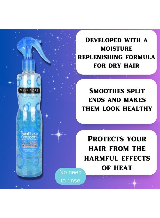 MORFOSE Professional Collagen Leave-In Conditioner, Heat Protectant for Hair, Heat Spray Protection for Hair, Detangler Spray, Protector Termico para Cabello, (large, 13.52 Fl Oz) - Image 3