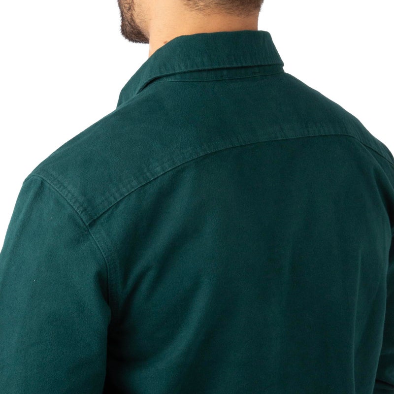 Field & Stream Men's Cattail Chamois Shirt, Pine, Large - Image 3
