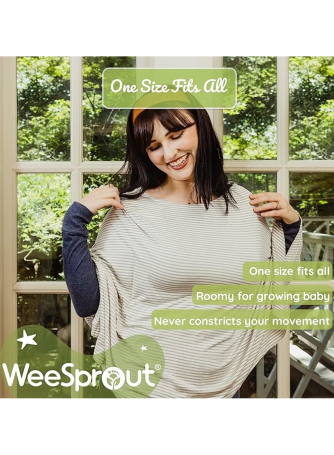 Moro Moro Breastfeeding Cover with Adjustable Strap – Full Coverage & Breathable Fabric - Image 2