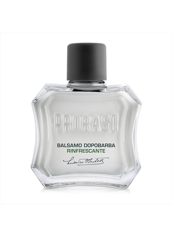 proraso - After Shave Balm for Men, Refreshing and Toning Moisturizer with Menthol and Eucalyptus Oil, 3.4 Fl Oz - Image 1