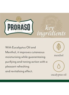 proraso After Shave Balm for Men, Refreshing and Toning Moisturizer with Menthol and Eucalyptus Oil, 3.4 Fl Oz  - Image 4