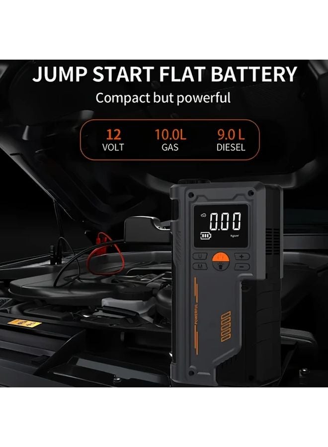 Portable Air Pump 9 In 1 Wireless Emergency Jump Starter Car Battery Booster 150 PSI - Image 5