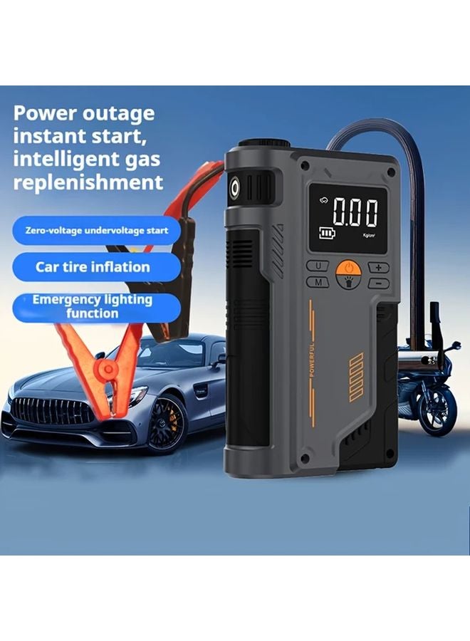 Portable Air Pump 9 In 1 Wireless Emergency Jump Starter Car Battery Booster 150 PSI - Image 2
