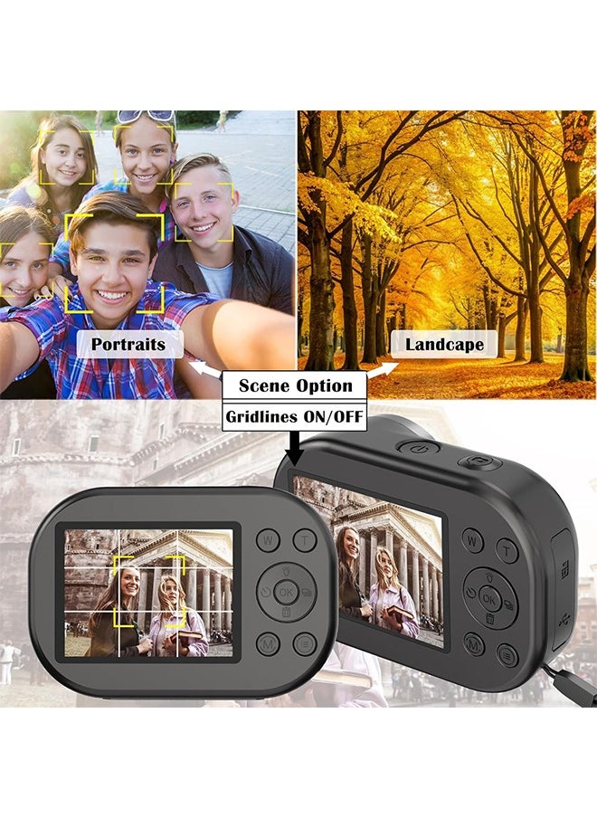 Generic Digital Camera for Kids, 48MP Autofocus Point and Shoot Anti-Shake Camera with 16X Zoom, 2K UHD Video Camera, 32GB Card, Portable Compact Vlogging Camera for Kids Girls Boys  - Image 3