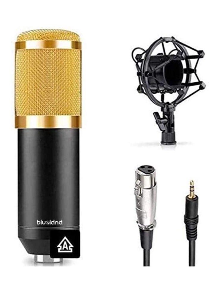 ELTRAZONE Microphone,Live Sound Card & BM800 Suspension Microphone Kit Broadcasting Recording Condenser Microphone Set Intelligent Volume Audio Mixer Sound Card for Computer PC Live Sound  - Image 2