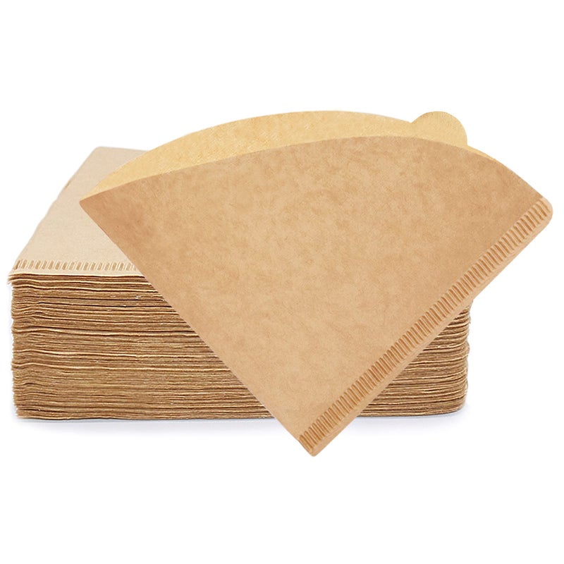 YQL 200PCS Coffee Filters Size 2 Disposable Unbleached Filter Papers for Coffee Dripper Pour Over Coffer Makers24 Cups