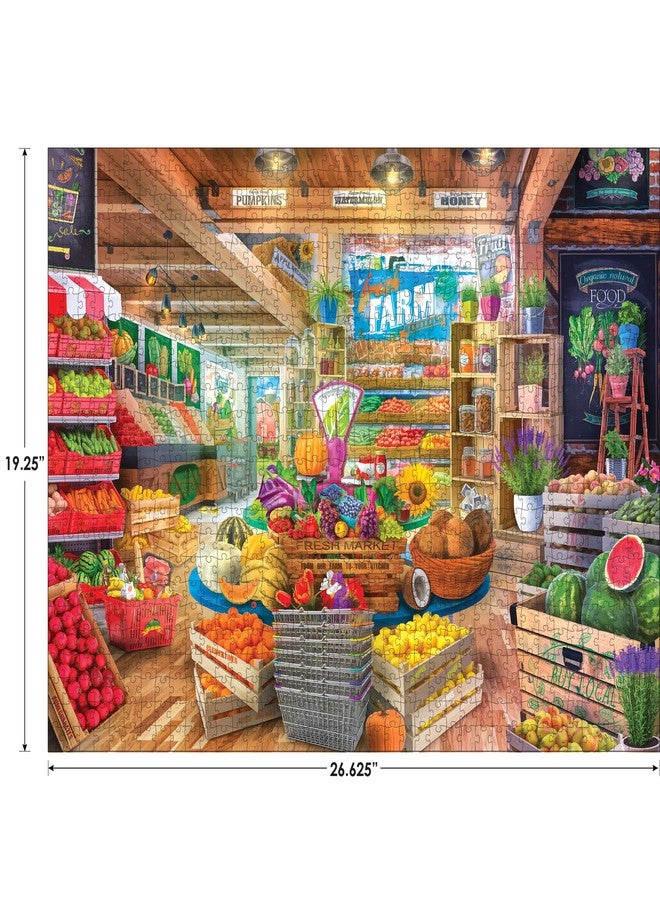 Rose Art - My Happy Place - Organic Fresh Market - 750 Piece Jigsaw Puzzle for Adults - Image 5