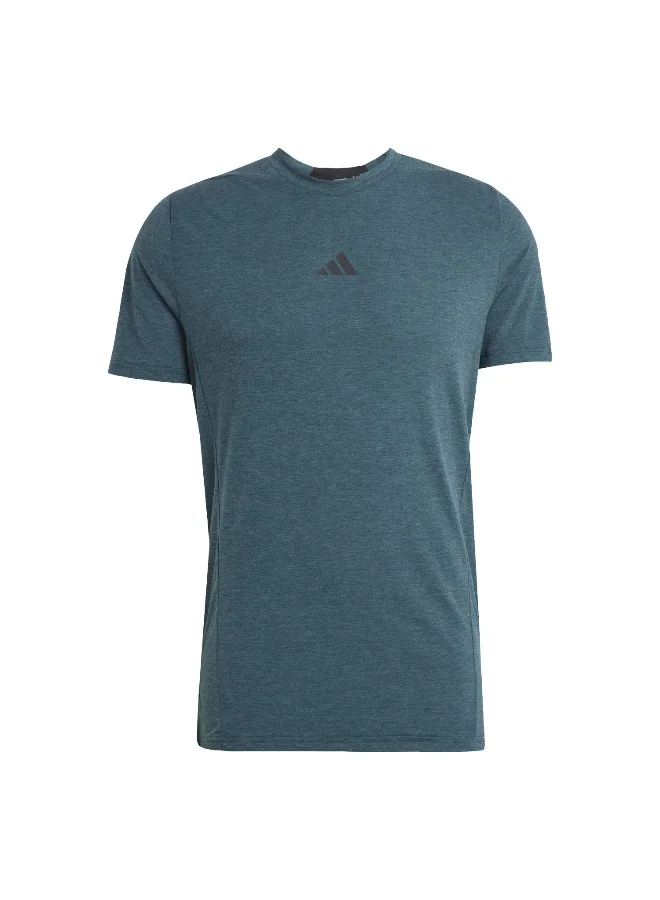 Adidas D4T Tee Green Training T-Shirts For Men XS