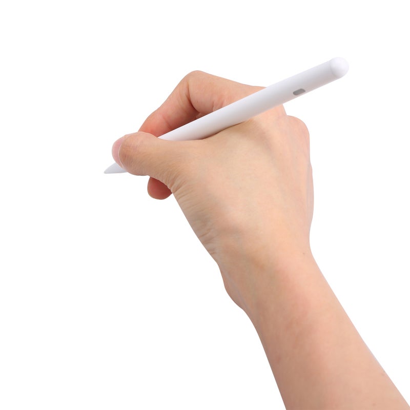 Active Stylus Pen: White Fine Nib, Side Button Control, LED Status Indicator - 20 Hours Working Time, Matte Finish Body for iPad Pro, iPad Air, iPad Mini, Tablet Drawing Writing - Image 3
