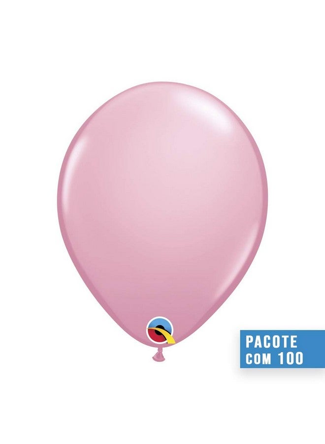 Qualatex 5 Pink Latex Balloons (100Ct) - Image 2