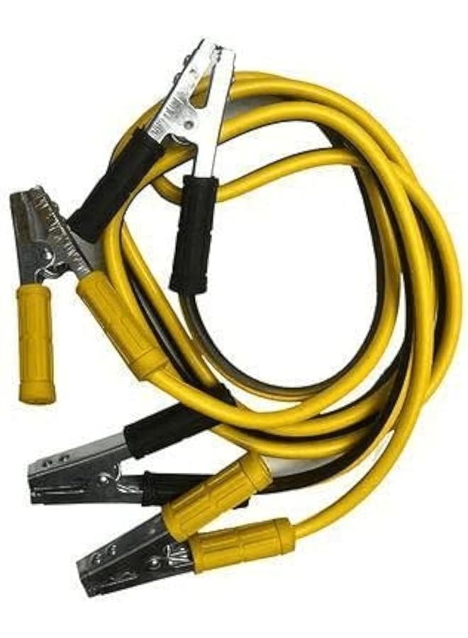 Generic 1800 Amp, Emergency Car Battery Booster Cable For Vehicles Yellow And Black High Quality Copper Cable 2.2 Meter 