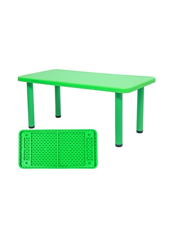 XIANGYU Kids Rectangle Shape Plastic Table With Adjustable Leg  - Image 1
