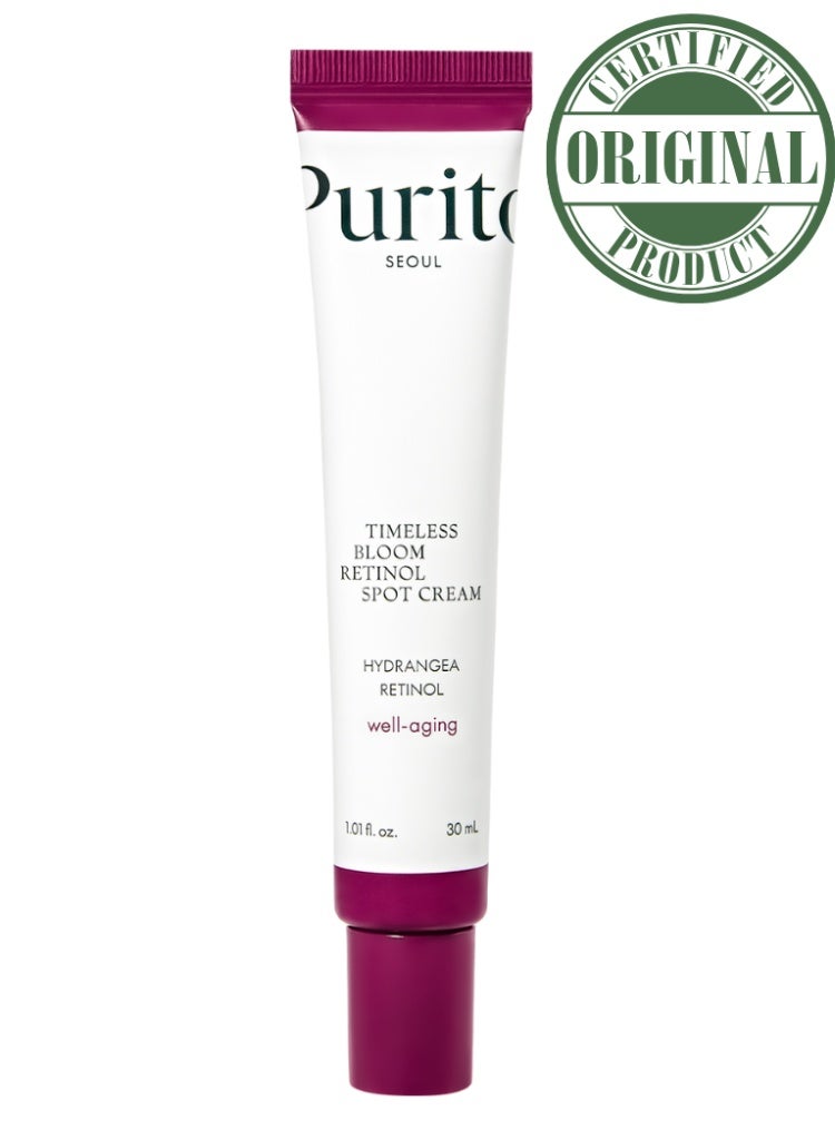 PURITO Anti-Aging & Wrinkle Correction – PURITO Timeless Bloom Retinol Spot Cream for Fine Lines & Uneven Texture - Image 1