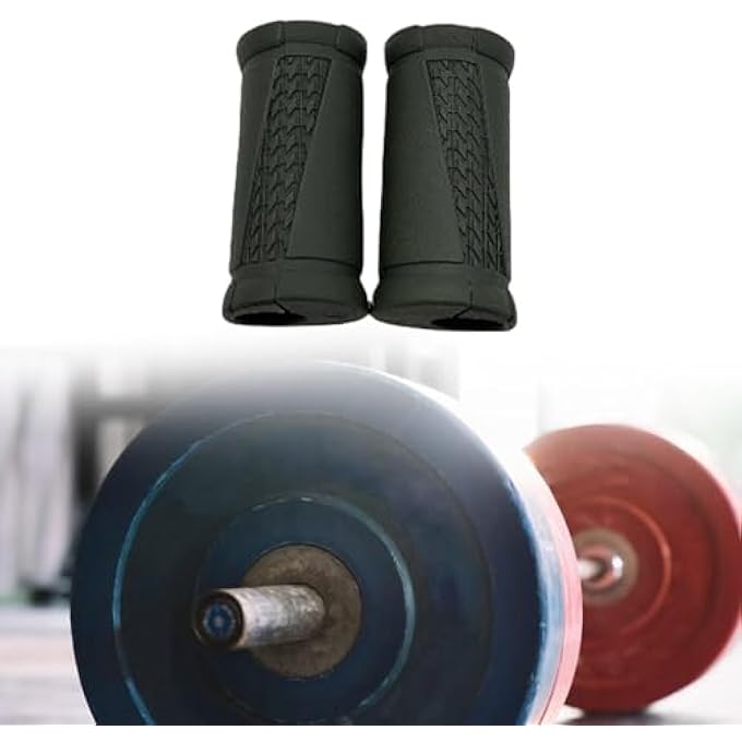 rayihni 2Pcs Dumbbell Grips,Resin Barbell Grips,Arm Strength Tool,Weightlifting Rod Grip,For Biceps Triceps Forearm Arm Training - Image 5