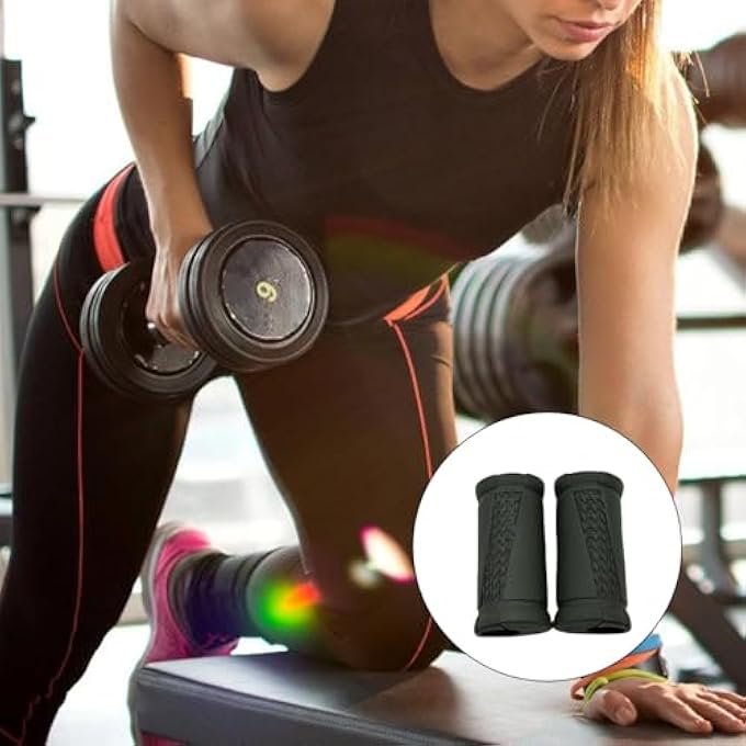 rayihni 2Pcs Dumbbell Grips,Resin Barbell Grips,Arm Strength Tool,Weightlifting Rod Grip,For Biceps Triceps Forearm Arm Training - Image 4
