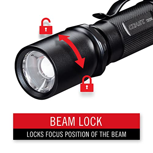 Coast TX17R 1250 Lumen Rechargeable Long Range Tactical LED Flashlight with Spot and Flood Beams, Durable Aluminum Build - Image 5
