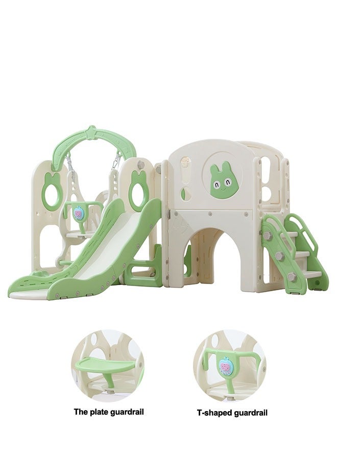 جساي تويز شريحة آمنة ملعب داخلي ملعب كبير للأطفال لعبة بلاستيكية أرجوحة وزلاقة للأطفال - Image 1