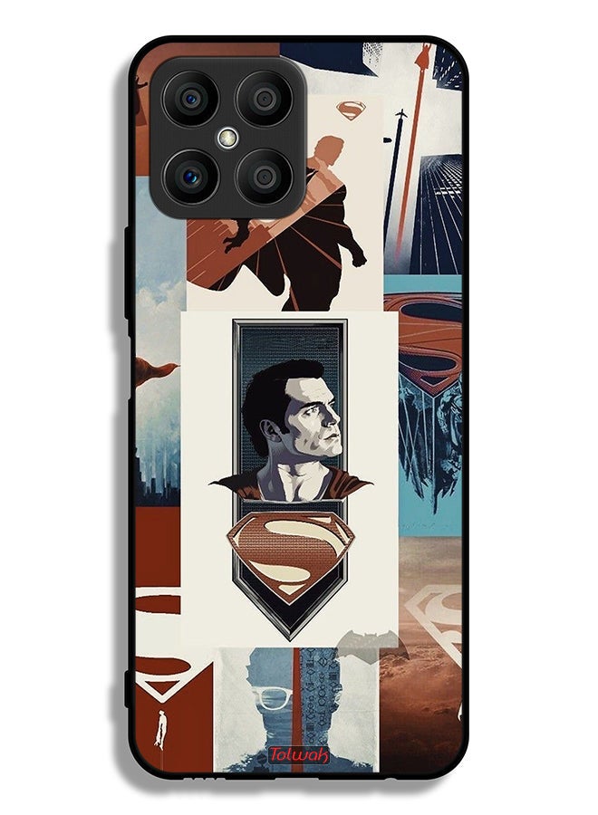 Tolwak Honor X8 4G Protective Case Cover Superman Art - Image 2