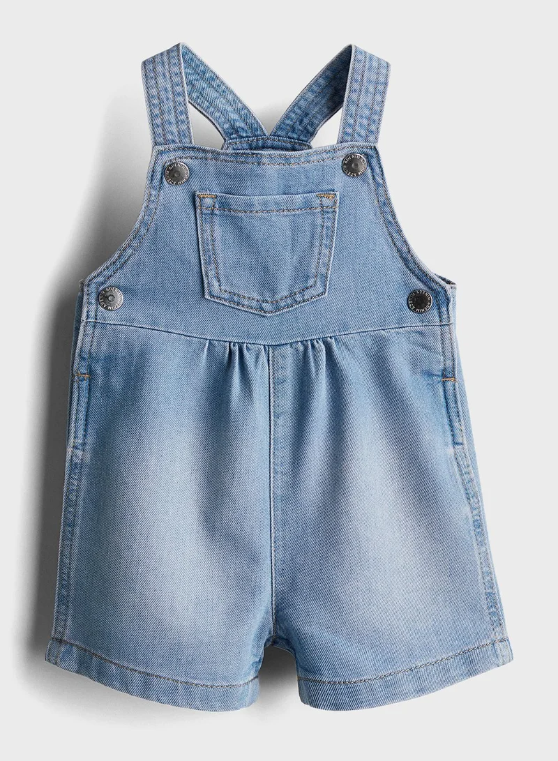 H&M Kids Denim Dungaree Shorts