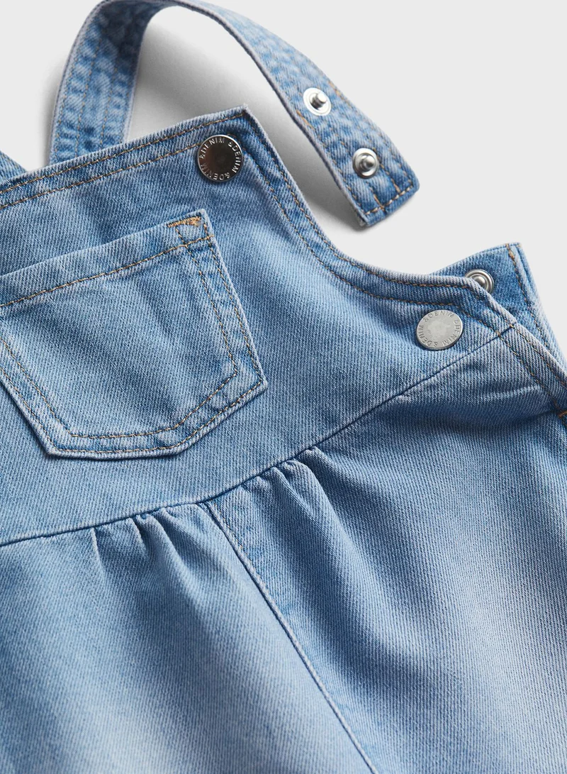 H&M Kids Denim Dungaree Shorts
