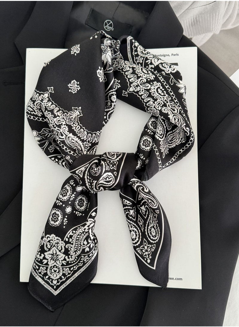 Generic Women's Exquisite Silk Scarf Made Of Mulberry Silk  - Image 1