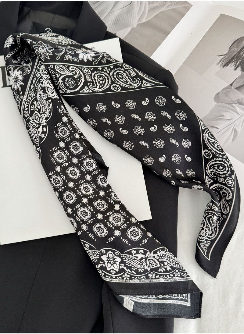 Generic Women's Exquisite Silk Scarf Made Of Mulberry Silk  - Image 3