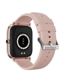 GRABIT G-CREW Smartwatch – Bluetooth Calling & Fitness Tracker features a 2.01” HD IPS display, Bluetooth calling, SOS Calling, and multi-sport tracking. With 100+ watch faces, women’s health monitoring, and IP67 water resistance, it’s perfect for daily use. Powered by a 250mAh battery with 20-day standby, it supports the GloryFit app (iOS & Android) for seamless syncing. Magnetic charging and an extra strap included. Compatible with iPhone, Samsung, OnePlus, Xiaomi, Huawei, Google Pixel, and more.  - Image 4