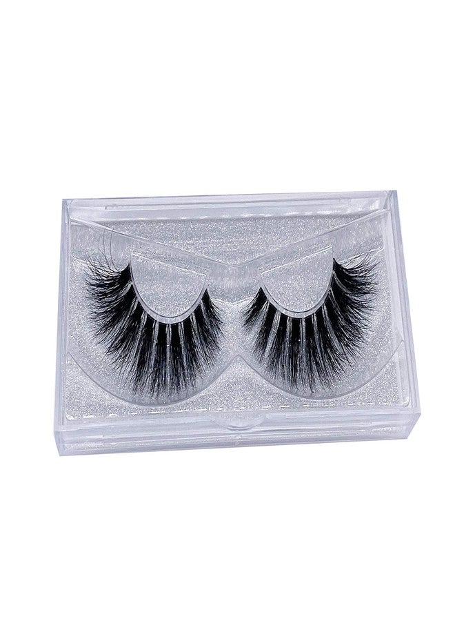 Alluring 3D Mink Lashes Reusable Strip, 100% Siberian Mink Fur False Eyelashes, Hand-made Natural Style Cruelty Free F203 - Image 1