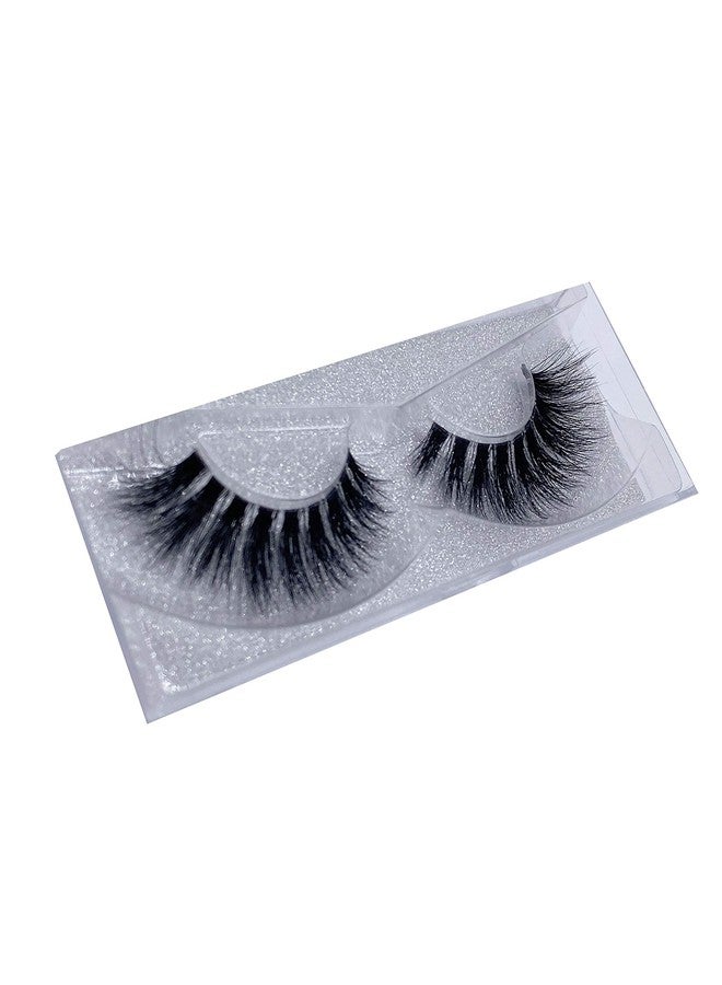 Alluring 3D Mink Lashes Reusable Strip, 100% Siberian Mink Fur False Eyelashes, Hand-made Natural Style Cruelty Free F203 - Image 2