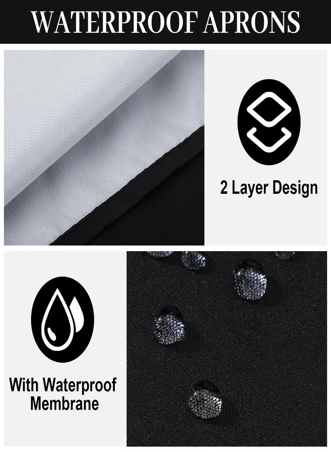 Chuarry 2 Pcs His and Her Aprons for Couple Gift Wedding Anniversary Matching Couple Kitchen Apron with Adjustable Neck Strap(Meat and Buns) - Image 5
